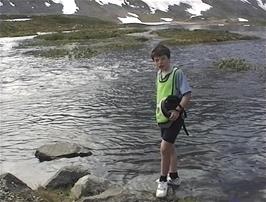 Kieron at Langvatnet